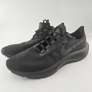 Nike Air Zoom Pegasus 37 Running Shoes Black Sz 12 Fits 11.5